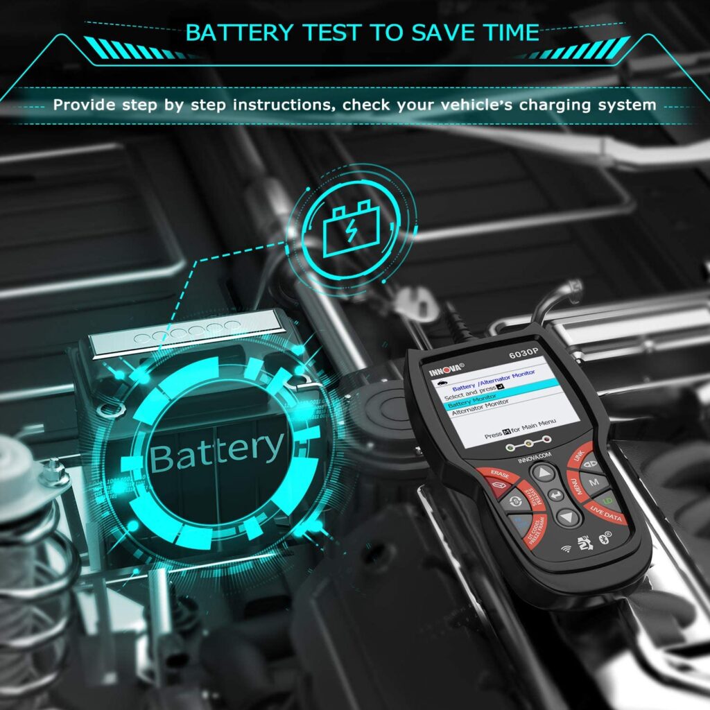 INNOVA 6030P offers battery test.