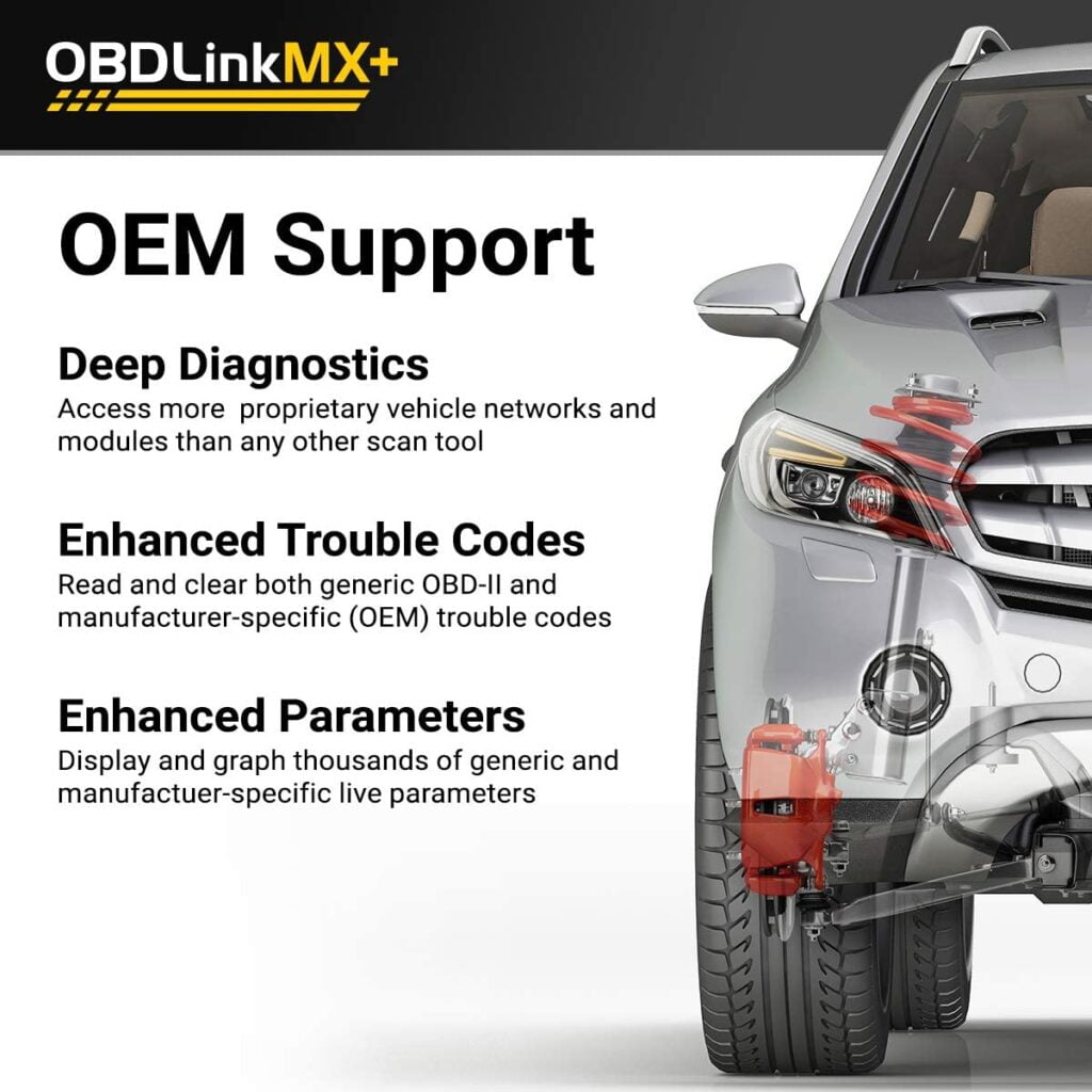 OBDLink MX+ has a great OEM support.