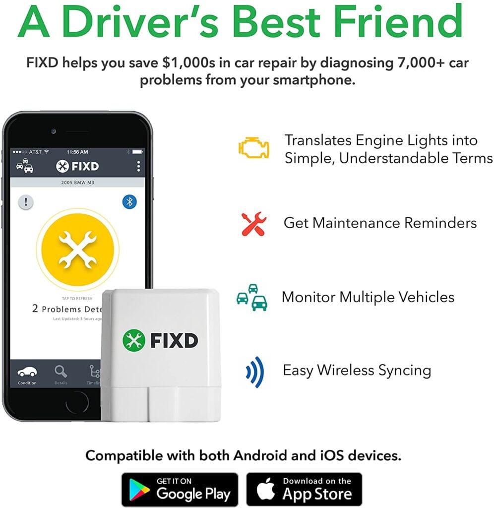 FIXD helps diagnose problem form your smartphone